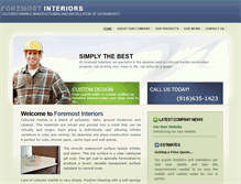 Tablet Screenshot of foremostinteriors.net